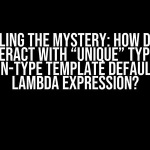 Unraveling the Mystery: How does the ODR interact with “unique” types that use a non-type template defaulted to a lambda expression?